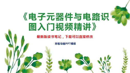 《电子元器件与电路识图入门视频精讲》读书笔记思维导图