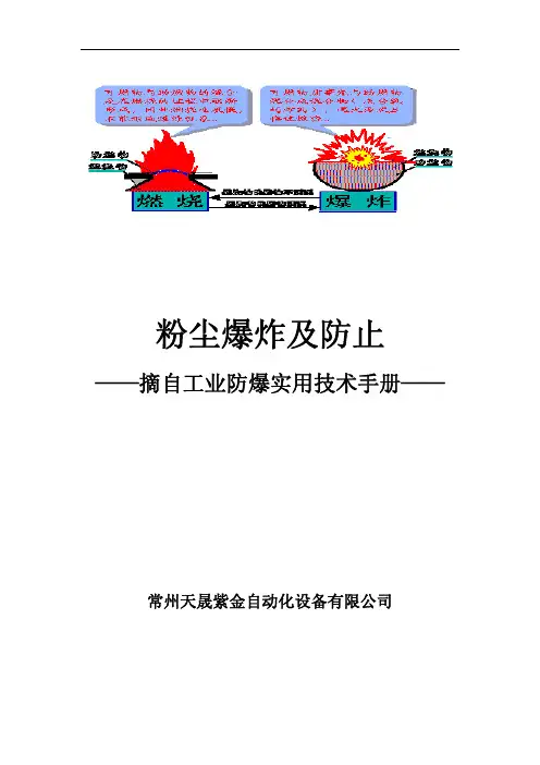 粉尘爆炸及防止