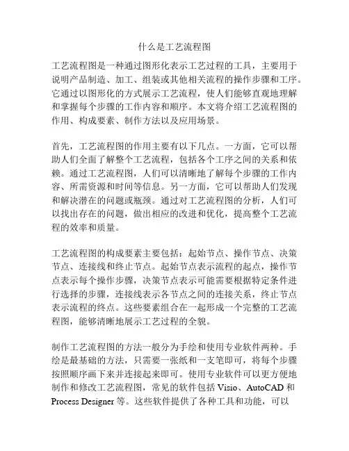什么是工艺流程图