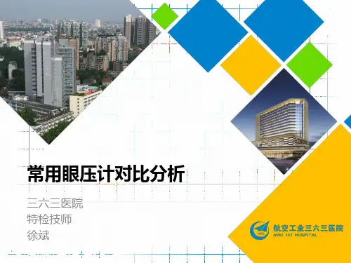 常见眼压计对比分析