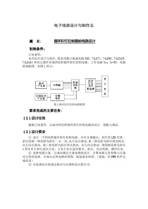 彩灯报告
