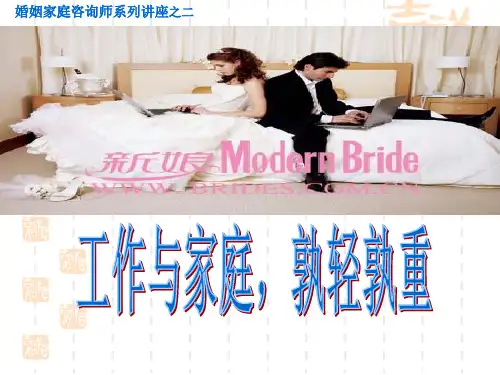 婚姻家庭讲座课件