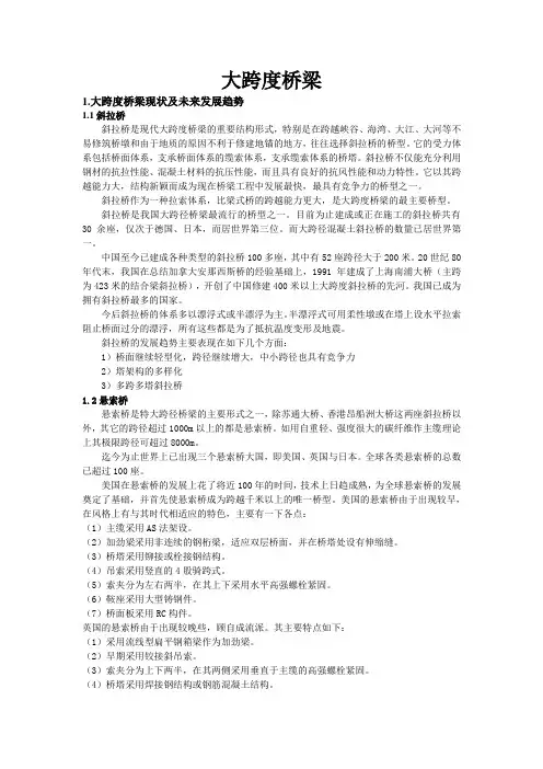 大跨度桥梁