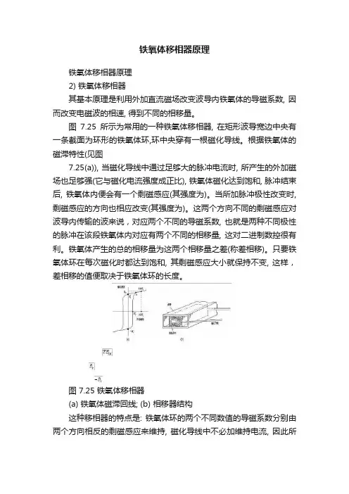 铁氧体移相器原理