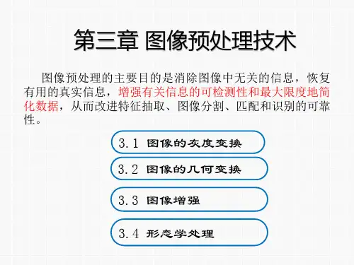 图像预处理技术