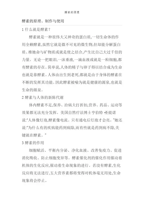 酵素的原理