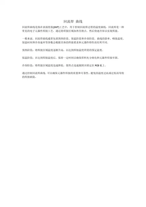回流焊 曲线