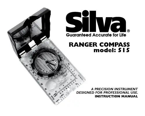 Silva Ranger系列指南针说明书
