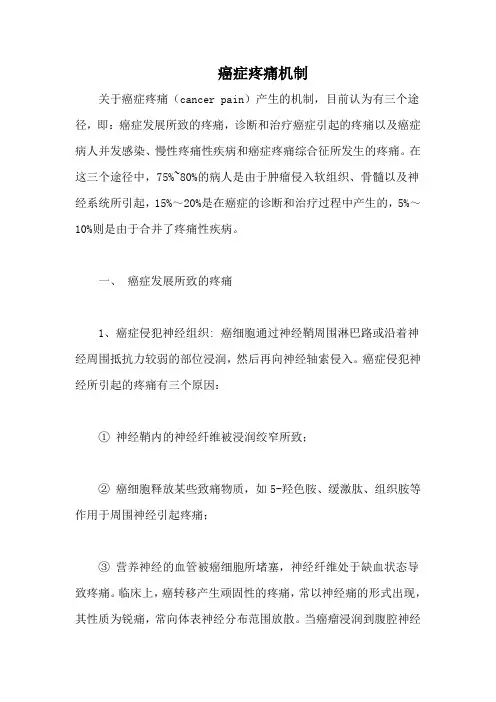 癌症疼痛