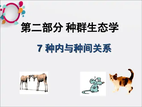 《种内与种间关系》PPT课件