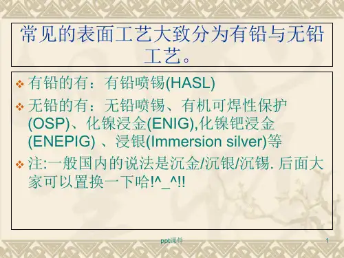 PCB表面处理方式课件