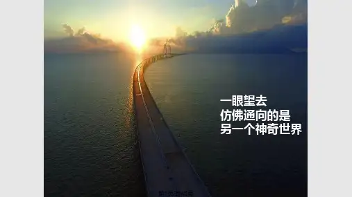 中国骄傲港珠澳大桥PPT课件