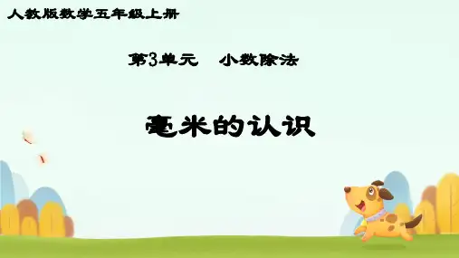 《毫米的认识》ppt课件