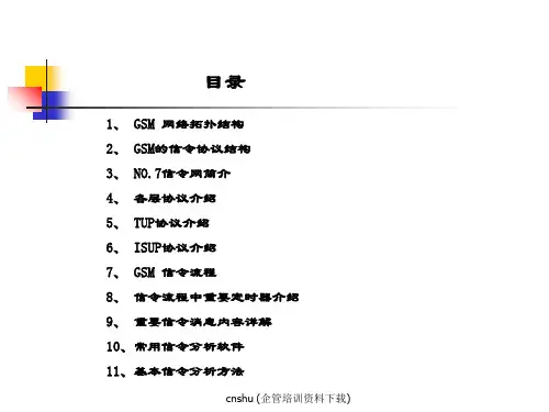 信令流程讲义-122页文档资料