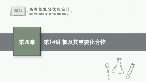 2024届高考一轮复习化学课件：氯及其重要化合物