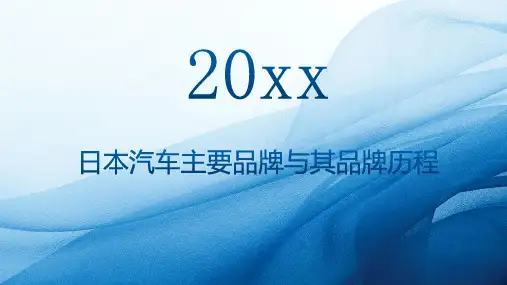 日本汽车主要品牌与其品牌历程