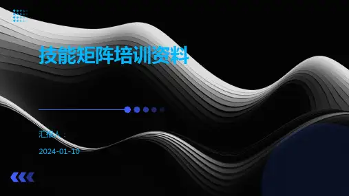 技能矩阵培训资料
