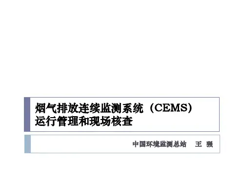 烟气排放连续监测系统(CEMS)运行管理和现场核查