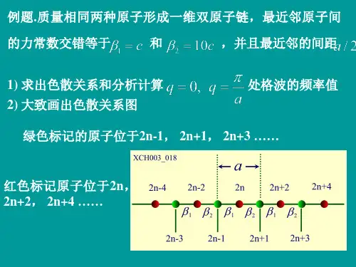 高等固体物理(基泰尔)例题