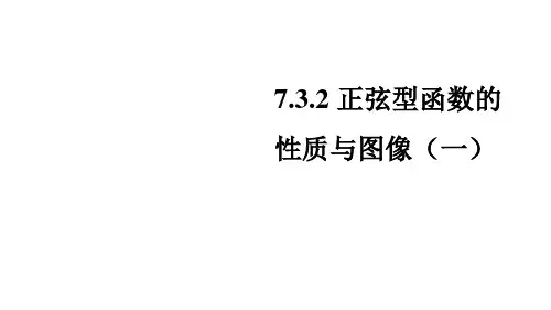 高中数学同步教学课件 正弦型函数的性质与图像(一)