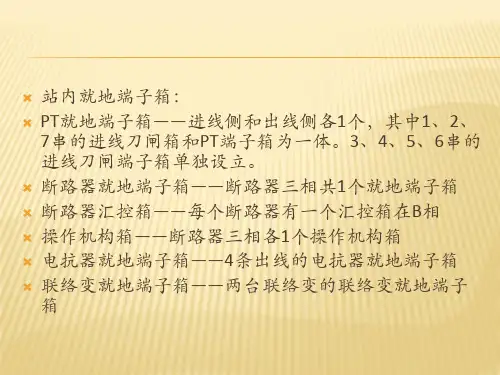 升压站设备保护配置简介