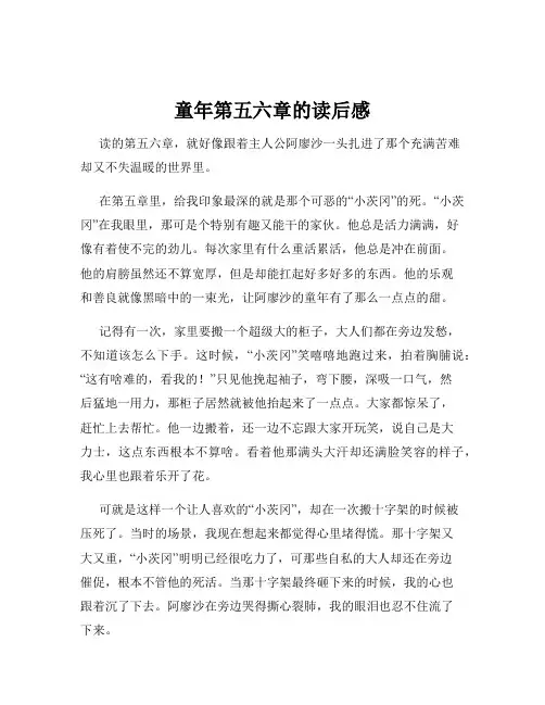 童年第五六章的读后感