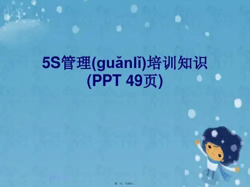 5S管理培训知识(PPT 49页)