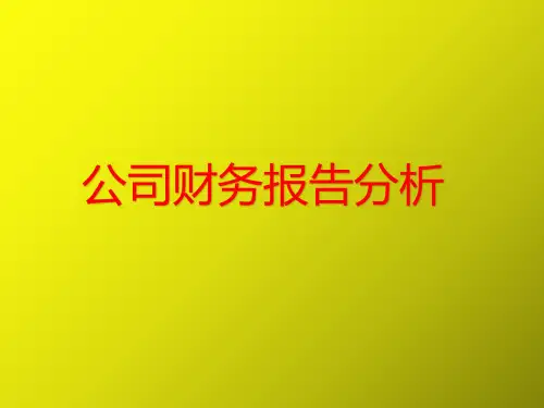 财务报告分析-企业会计报表附注及合并财务报表解读(财务高手专享)