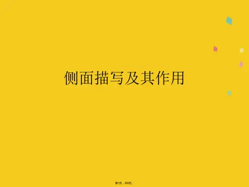 侧面描写及其作用(共9张PPT)