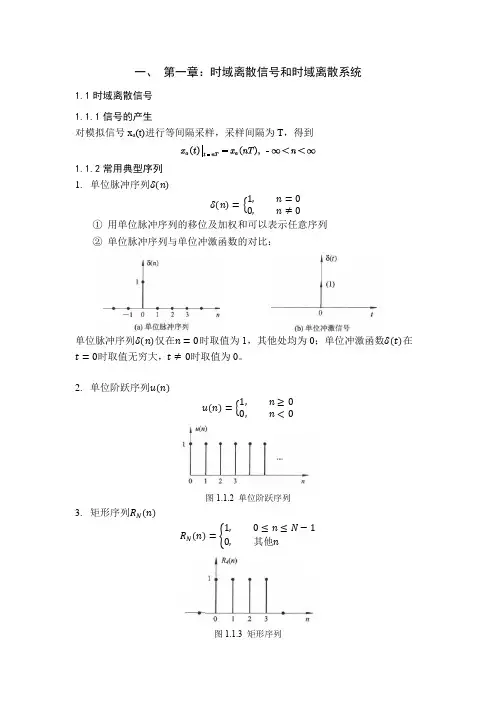 数字信号处理总结