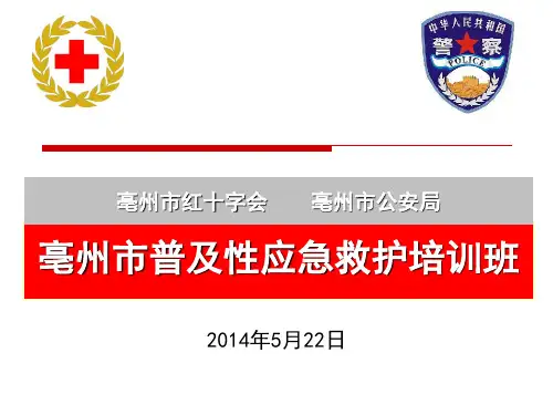 救护培训之红十字知识 PPT课件