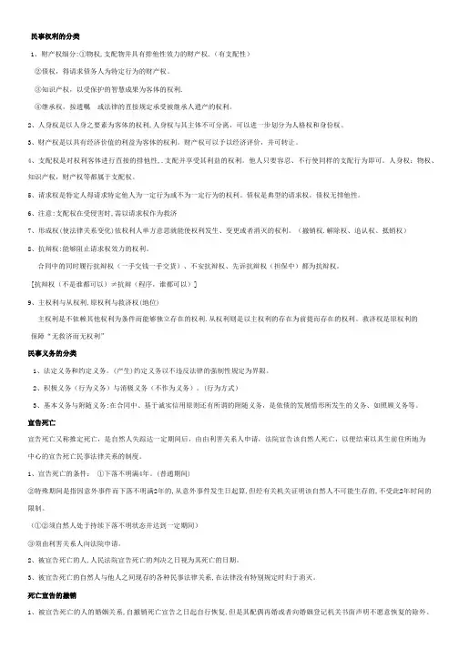 法理学基础(总结)