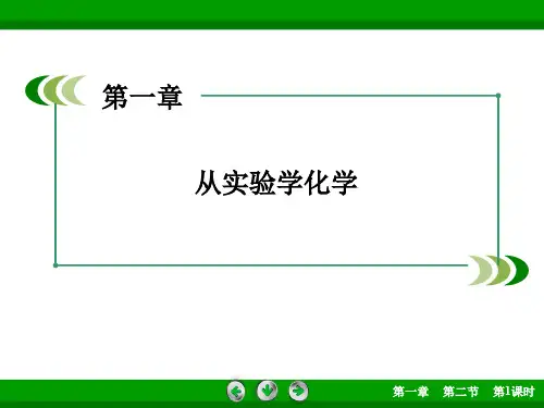高一化学人教版必修1课件 第1章 第2节 第1课时