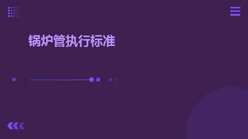 锅炉管执行标准PPT