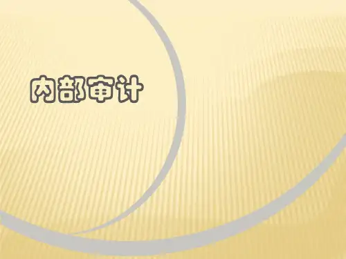 第7章  经济效益审计(《内部审计》PPT)