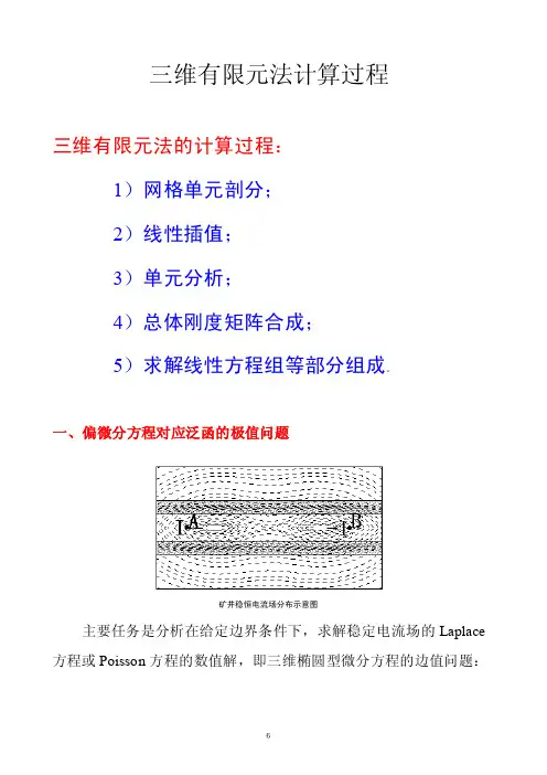 三维有限元法计算过程
