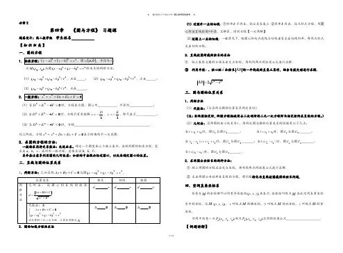 人教A版高中必修二试题第四章   《圆与方程》 习题课.docx