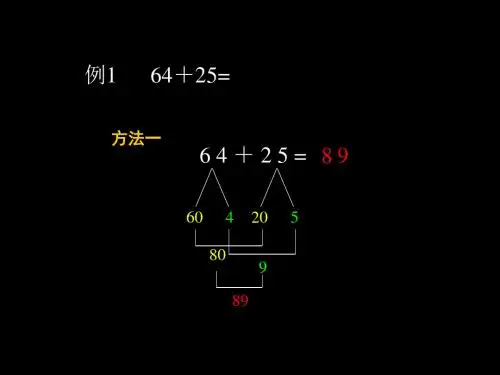 二年级数学万以内的加法和减法1(2019年9月)
