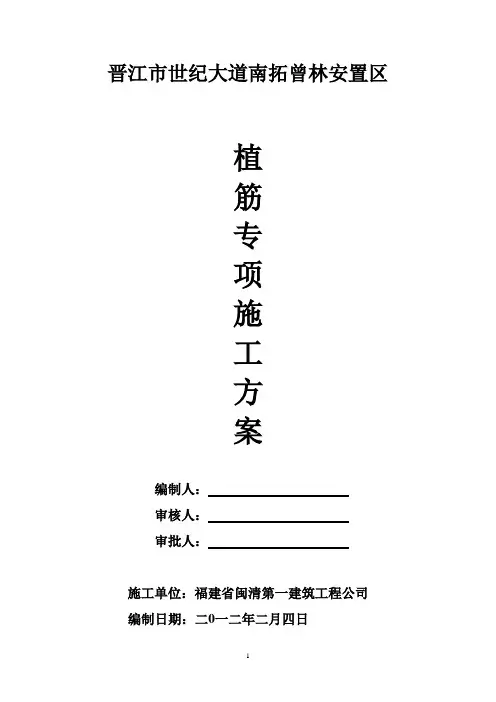 植筋方案(修正)