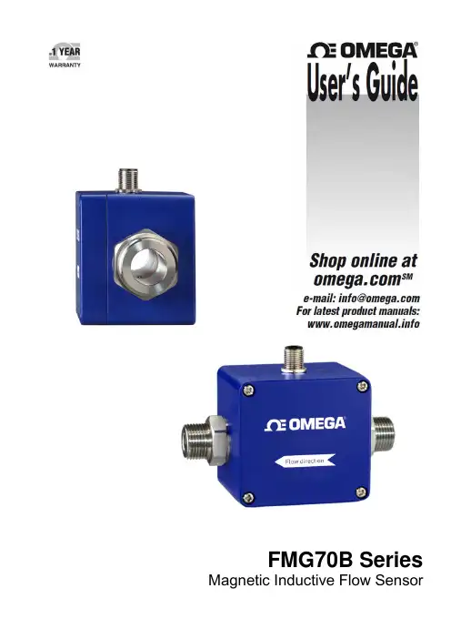 KROHNE FMG7 0B Series 磁导化流量传感器操作手册说明书