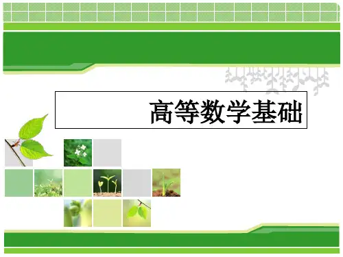 高等数学基础第二章