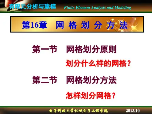 网格划分方法