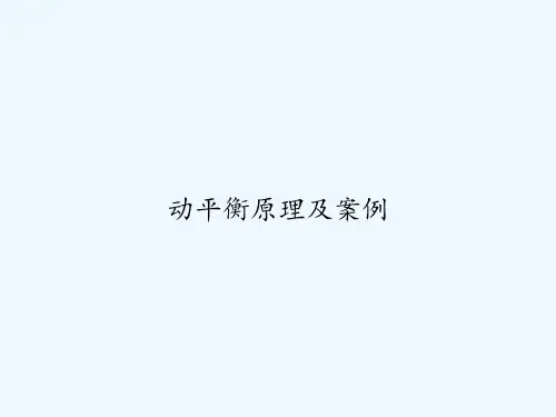 动平衡原理及案例 PPT