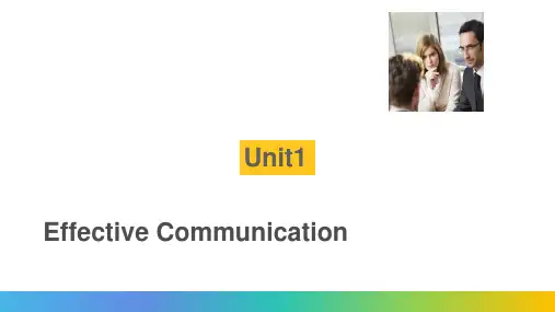 商务英语阅读第二版叶兴国unit1.ppt