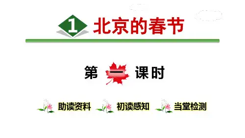 北京的春节-ppt优秀课件(第一课时)