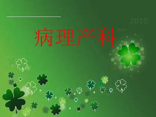 病理产科超声诊断