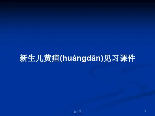 新生儿黄疸见习课件学习教案