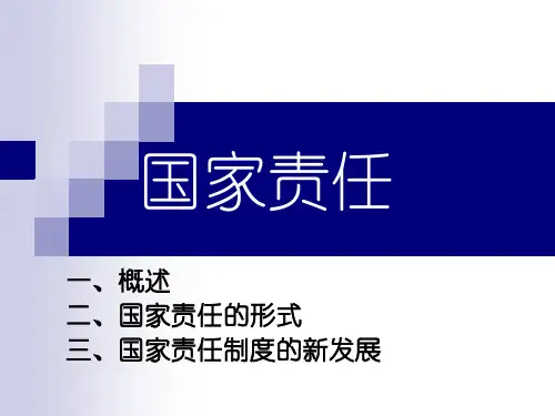 国际法中的国家责任