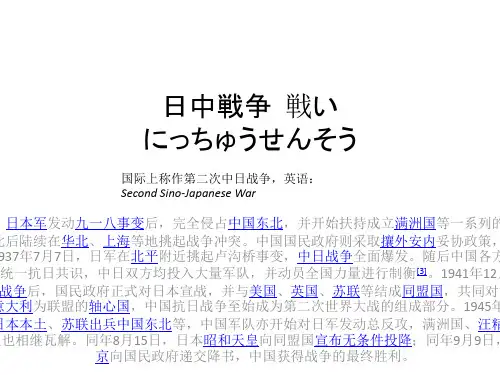 抗日重大战役