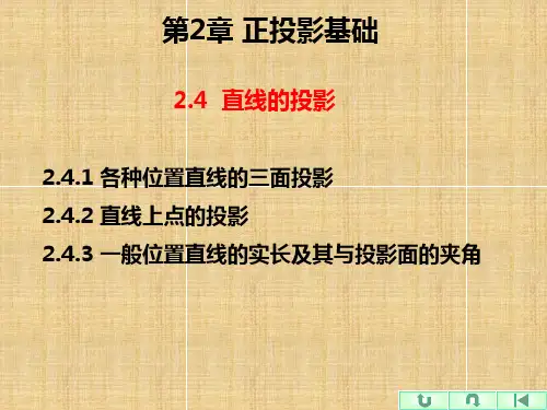 2-4直线的投影(公开课)